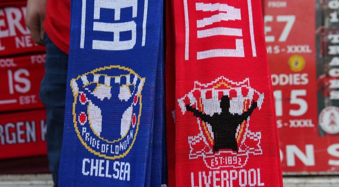 chelsea liverpool scarves