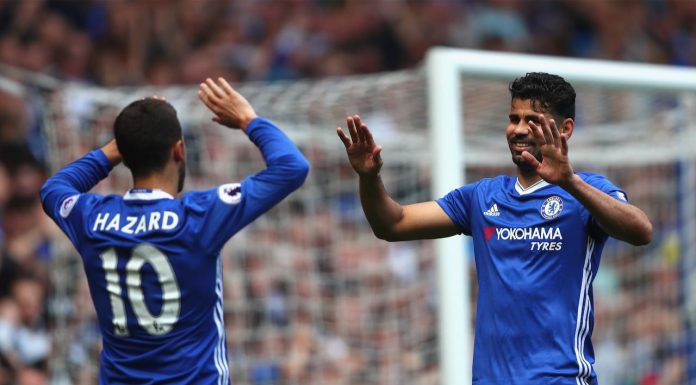 Eden Hazard Diego Costa