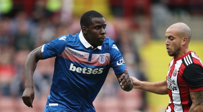 Kurt Zouma at Stoke City