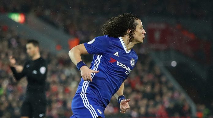 David Luiz Scores At Anfield