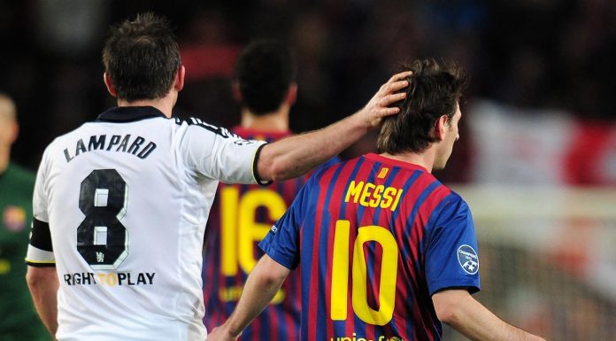Frank Lampard and Lionel Messi