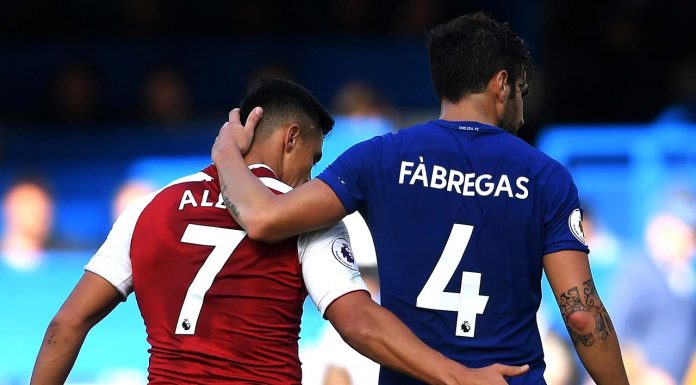 Cesc Fabregas And Alexis Sanchez