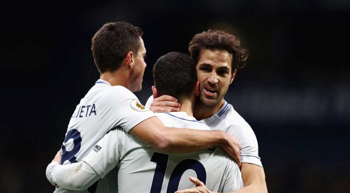 Azpilicueta Hazard Fabregas