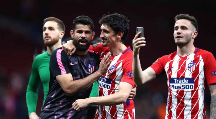 Diego Costa Stefan Savic Saul Niguez