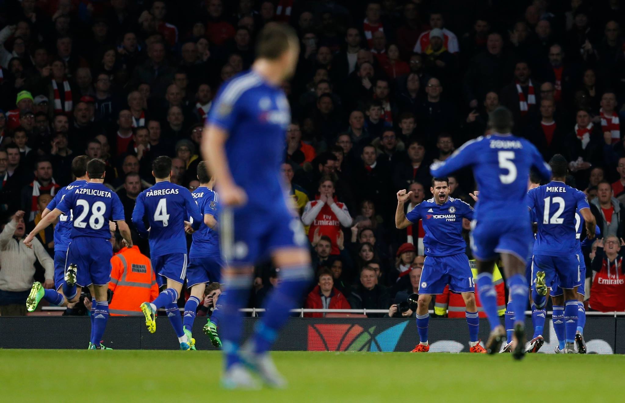 Diego Costa Celebrates