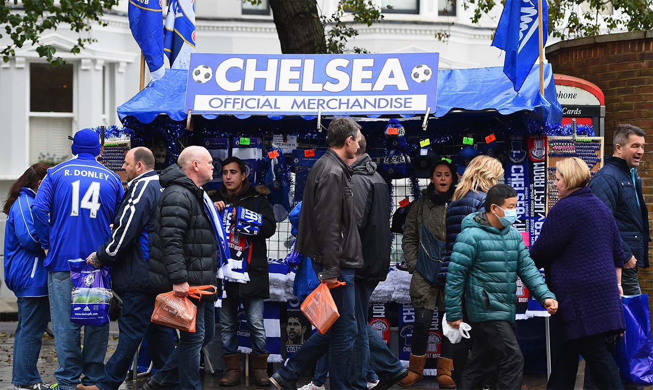 chelsea stalls on fulham road