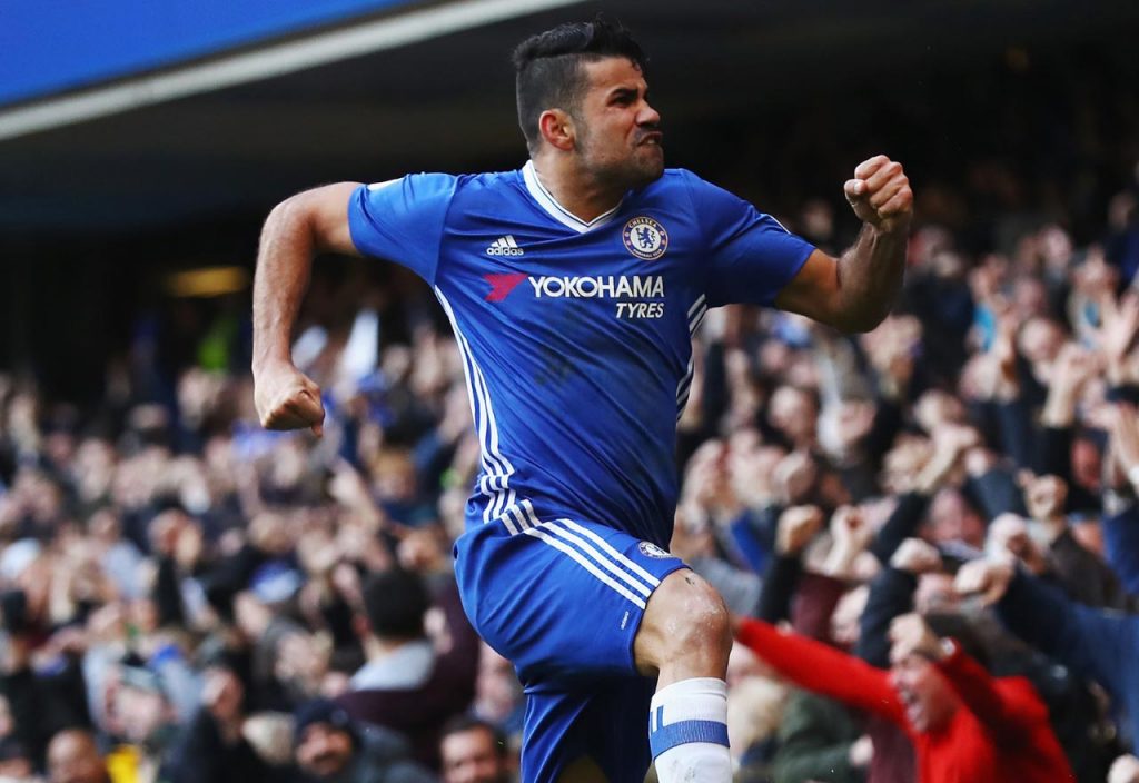 Diego Costa on fire for Chelsea