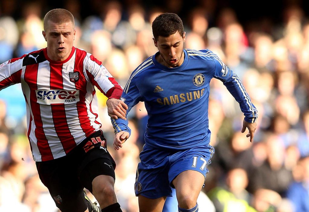 hazard against brentford