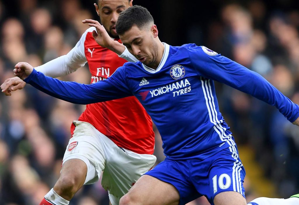 hazard against arsenal