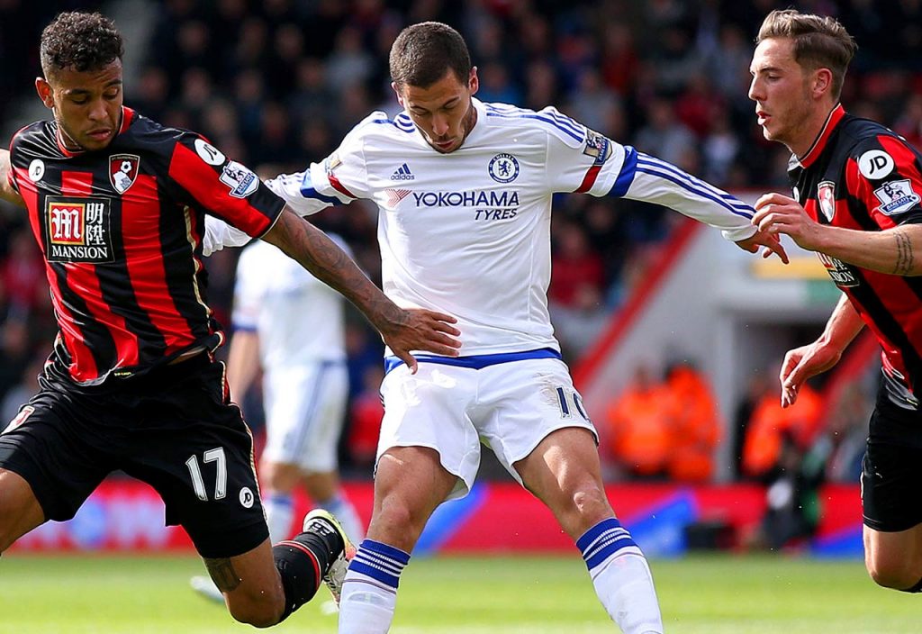 hazard vs bournemouth