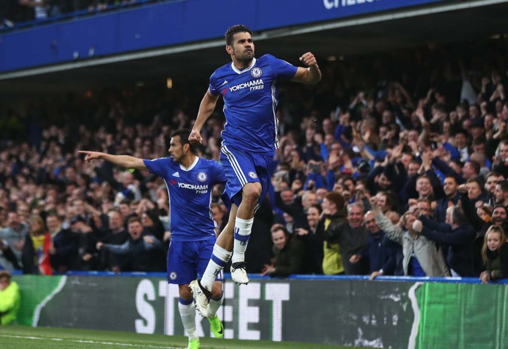 Diego Costa against Middlesbrough