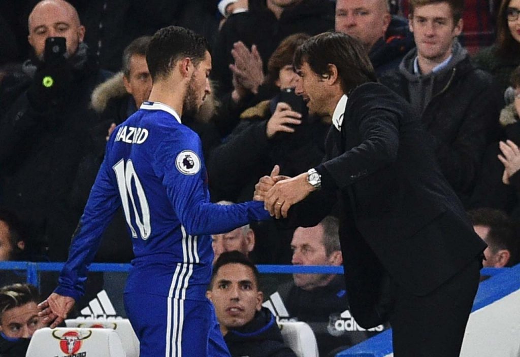 Eden Hazard Antonio Conte