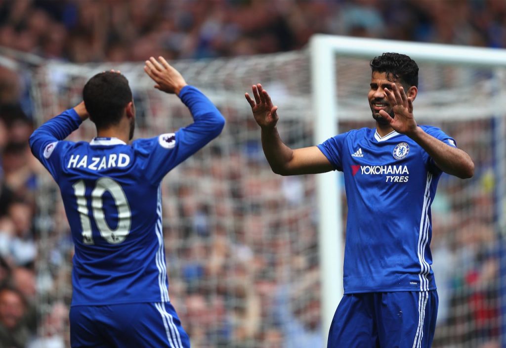 Eden Hazard Diego Costa