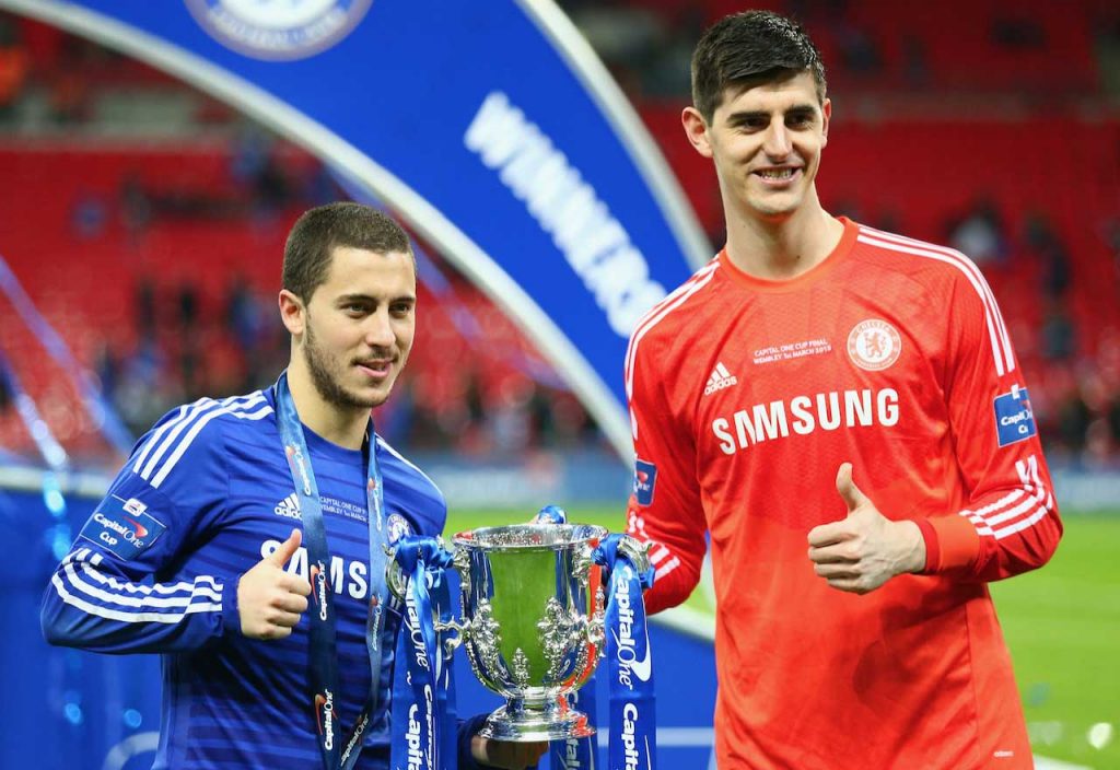 Eden Hazard & Thibaut Courtois