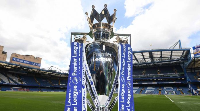 Premier League trophy