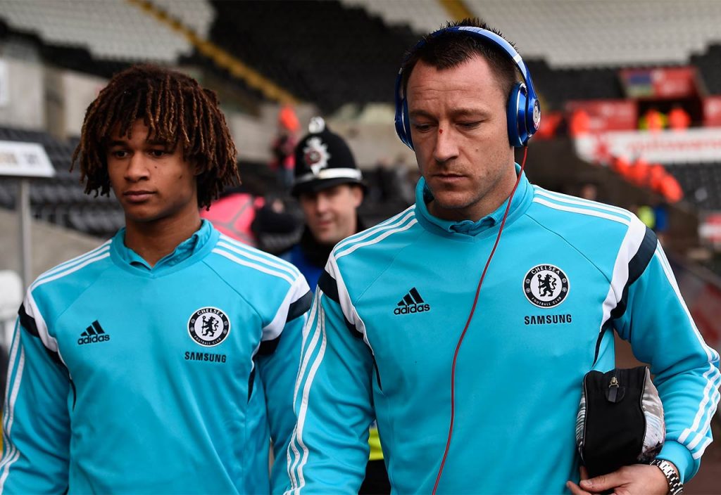 Nathan Ake and John Terry