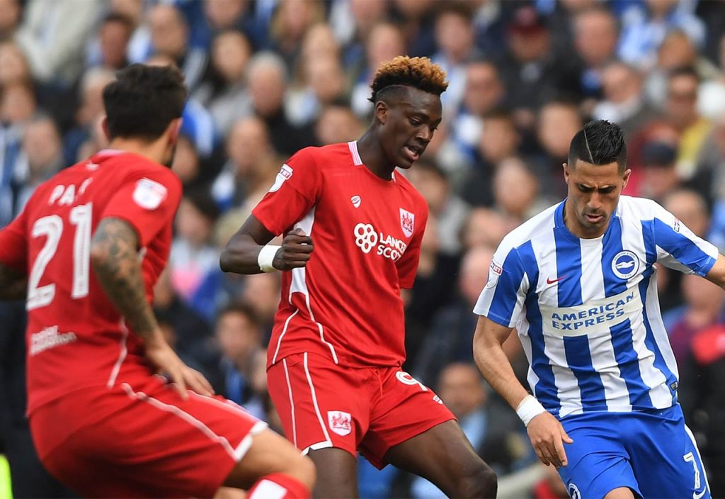 tammy abraham playing for Bristol City