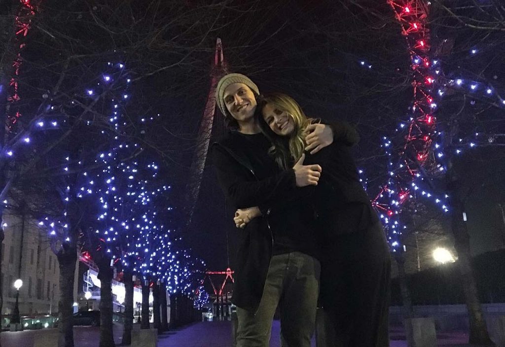 David Luiz at the London Eye
