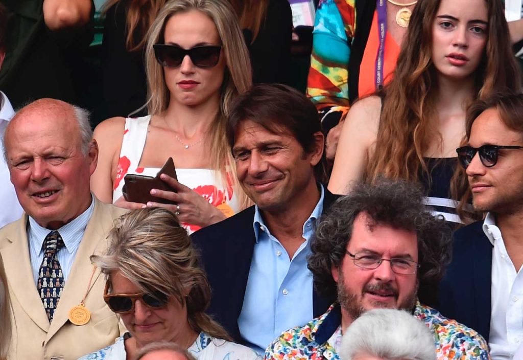 antonio conte at wimbledon