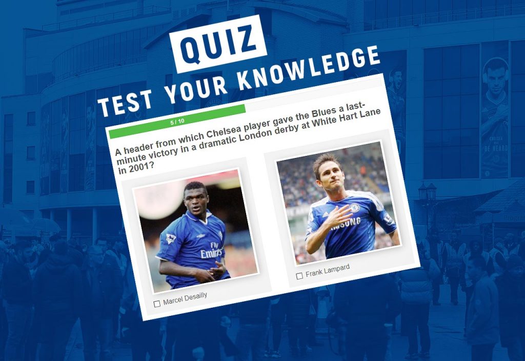 The Chelsea Quiz - Vs Tottenham
