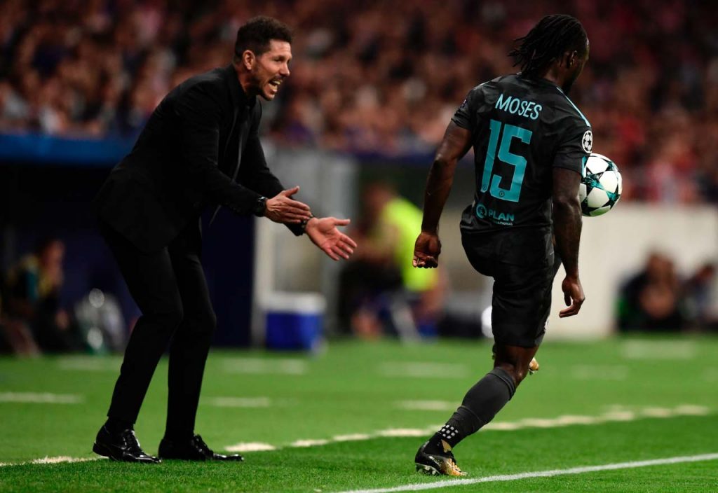 Diego Simeone Victor Moses