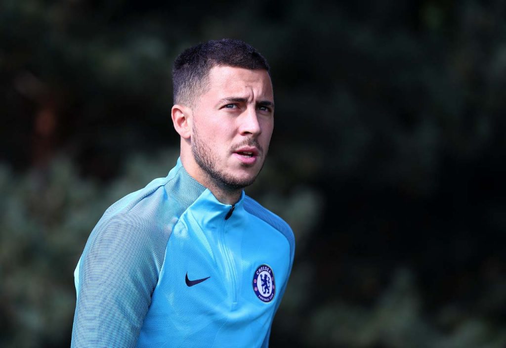 Eden Hazard training
