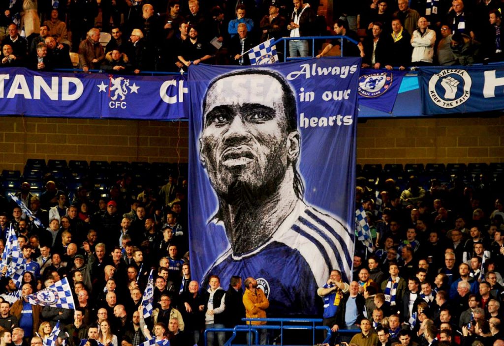 Drogba Banner Stamford Bridge