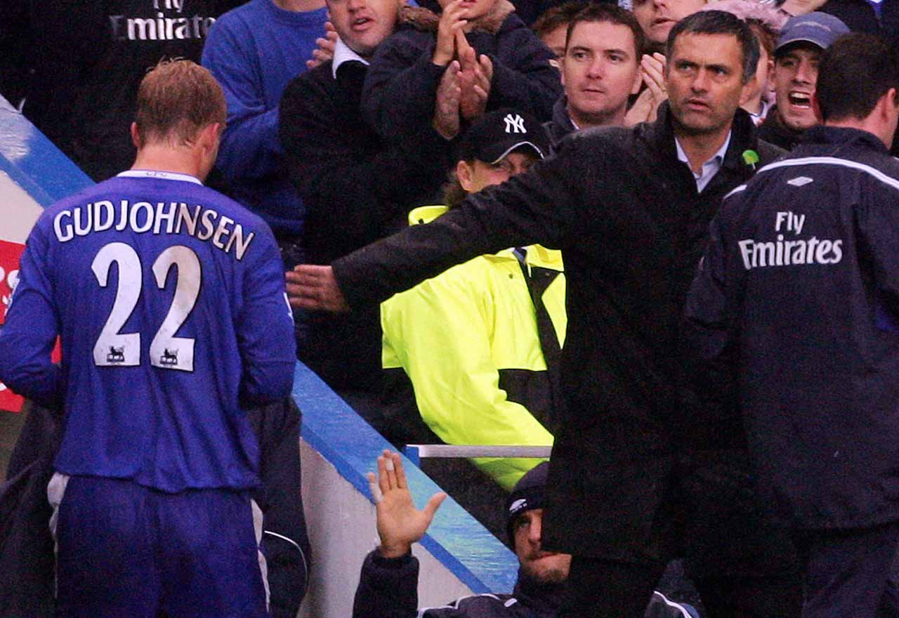 Eidur Gudjohnsen Jose Mourinho