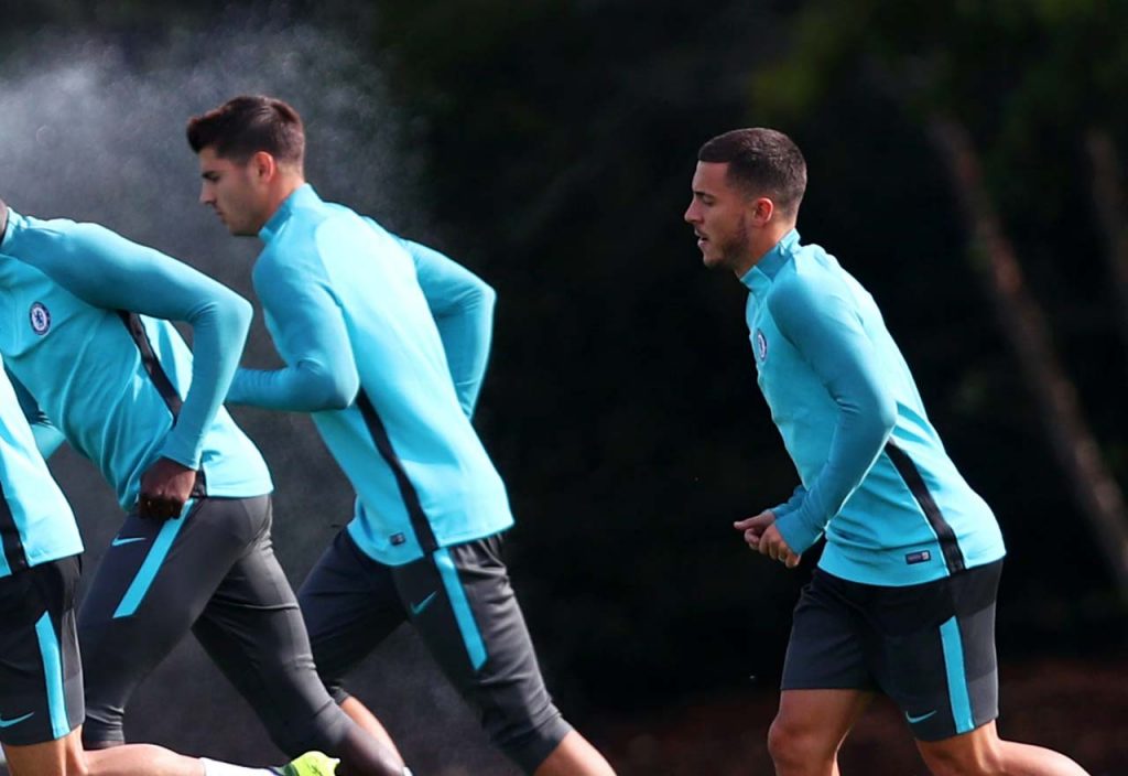 Alvaro Morata Eden Hazard
