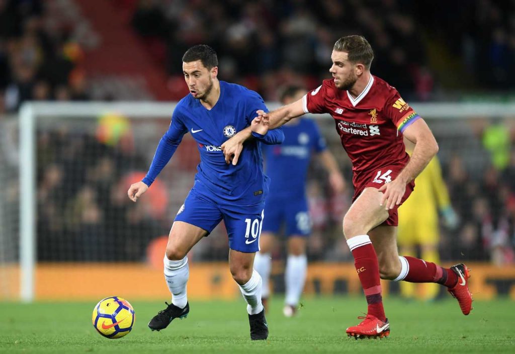 Eden Hazard Jordan Henderson