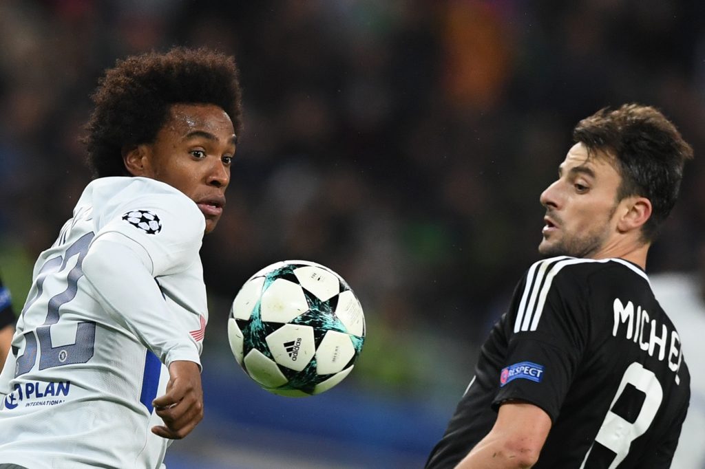 Willian Qarabag Chelsea