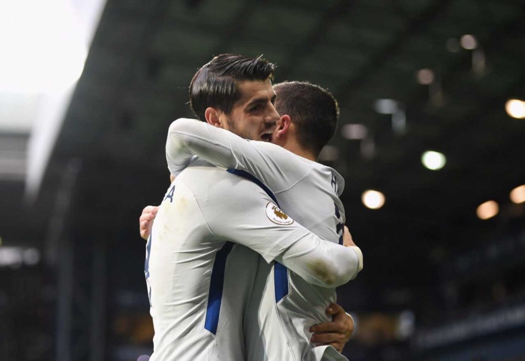 Alvaro Morata Eden Hazard