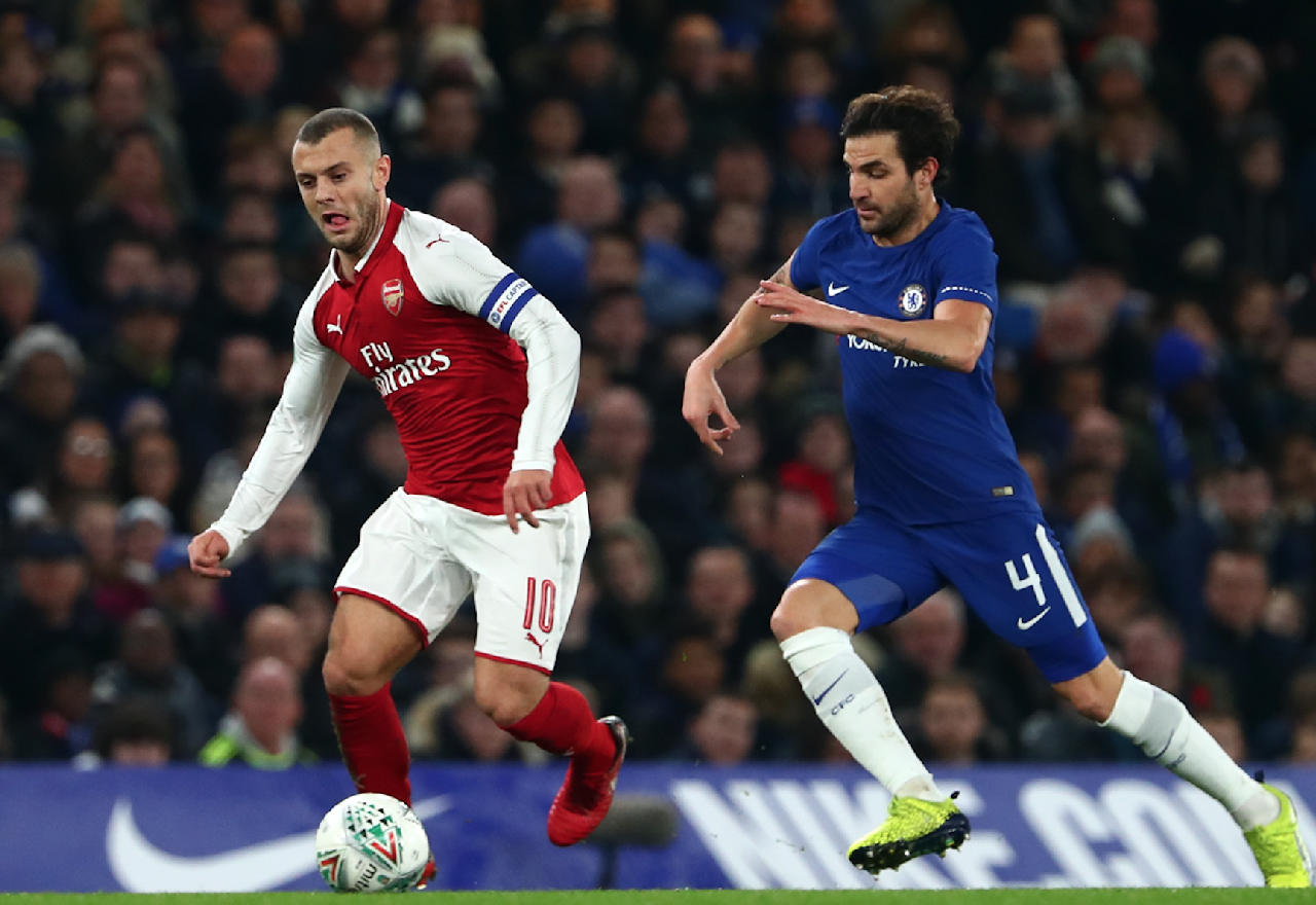 Jack Wilshere Cesc Fabregas