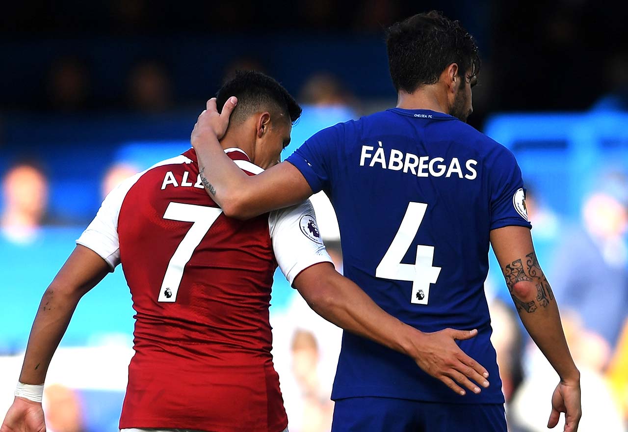 Cesc Fabregas And Alexis Sanchez