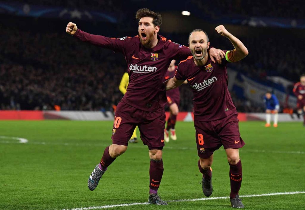 Lionel Messi Andres Iniesta