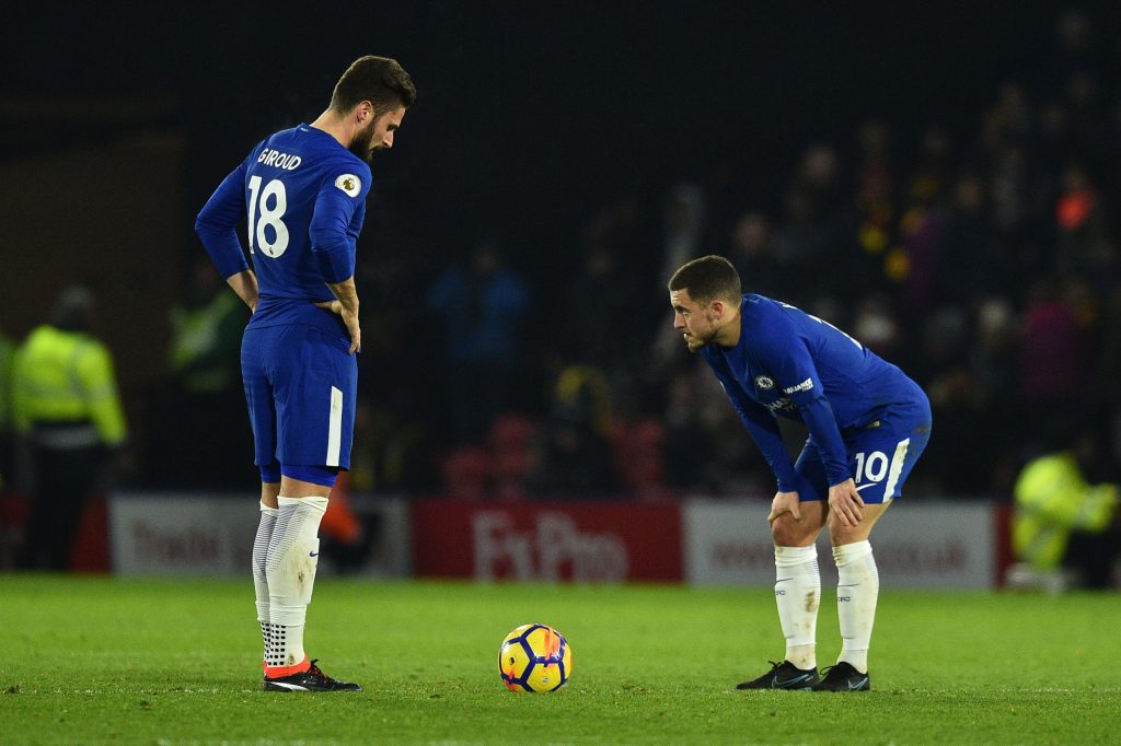 Giroud Hazard Chelsea