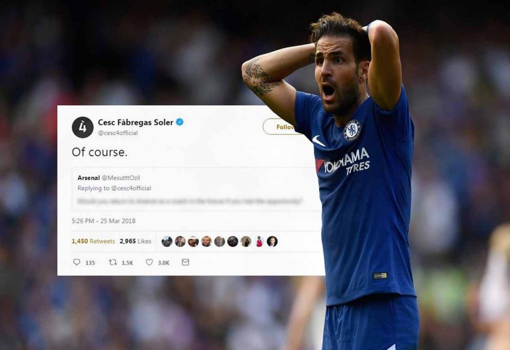 Cesc Fabregas Twitter