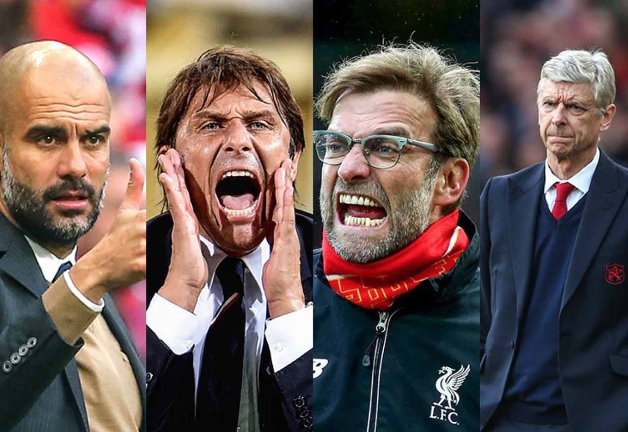 Guardiola Conte Klopp Wenger