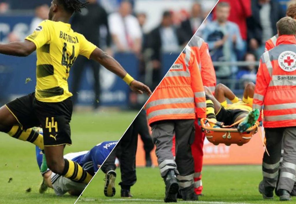 Batshuayi Leg Break