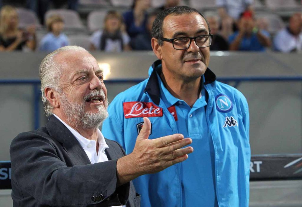 Maurizio Sarri Aurelio De Laurentiis