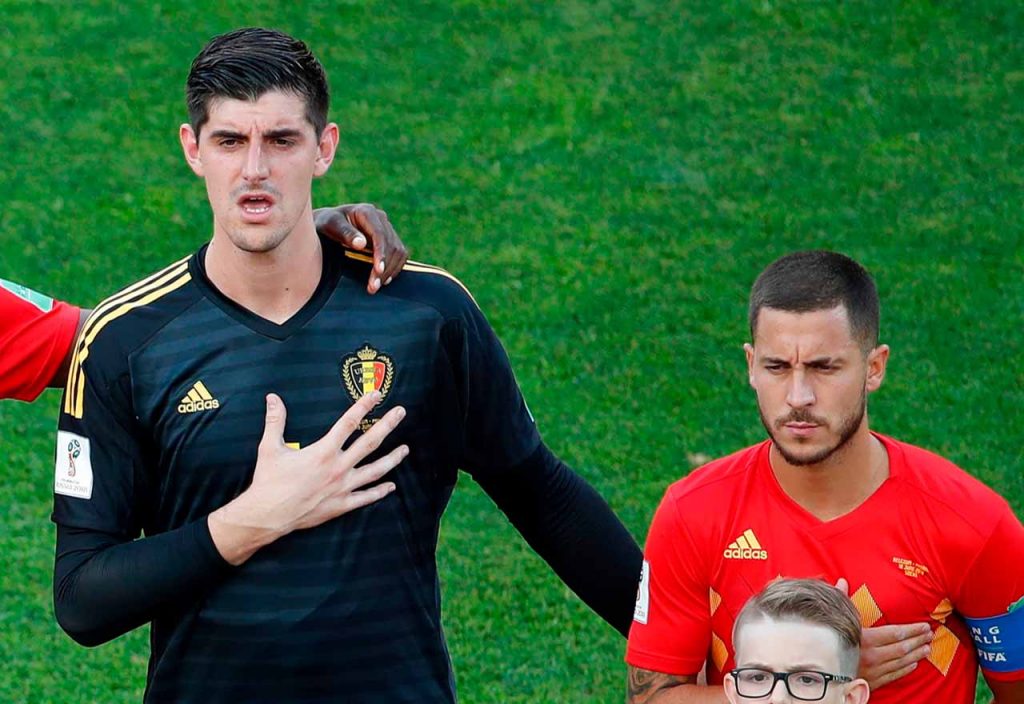 Thibaut Courtois Eden Hazard