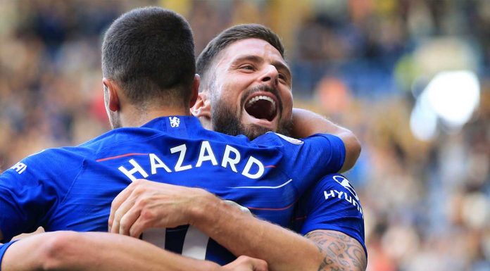 Eden Hazard Olivier Giroud