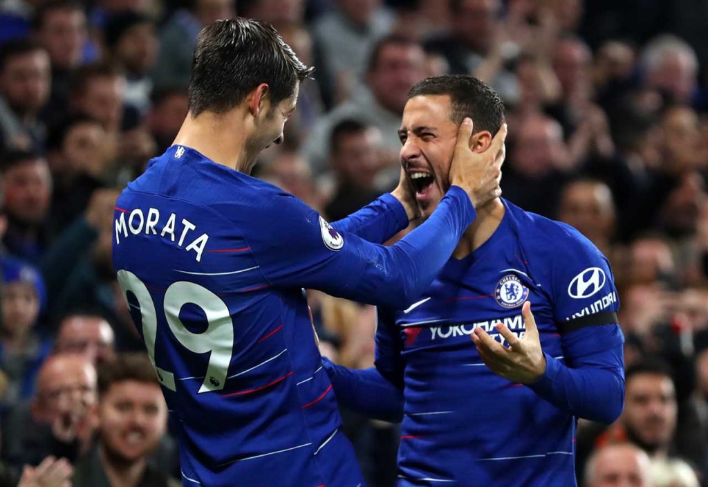 Alvaro Morata Eden Hazard
