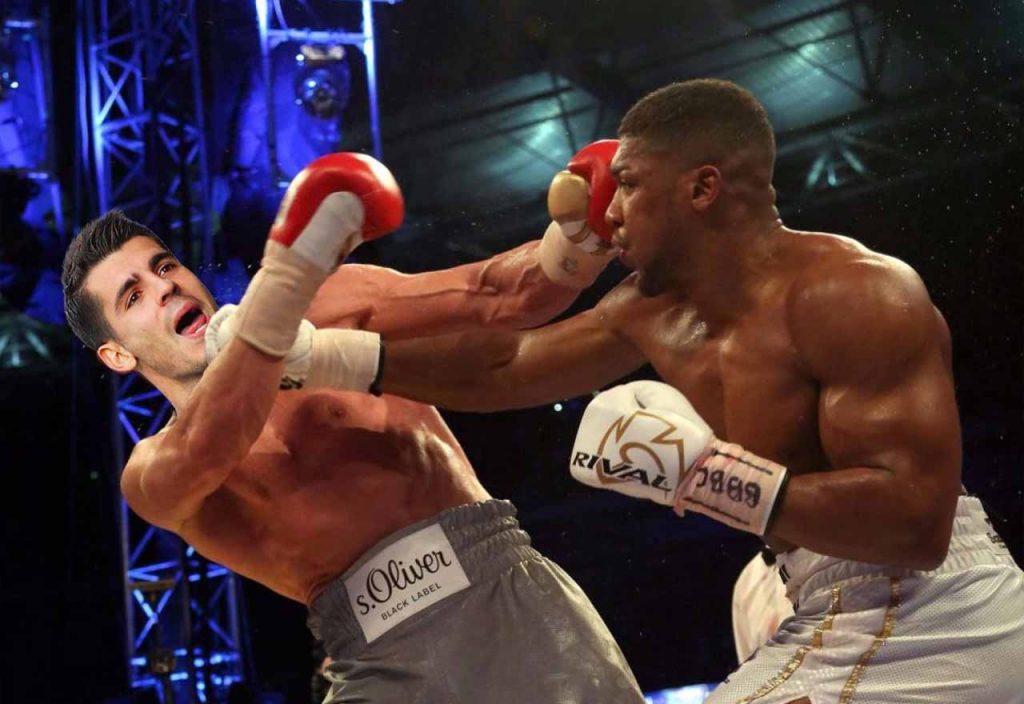 Alvaro Morata Anthony Joshua
