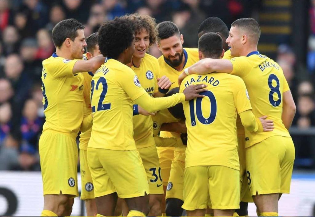 Chelsea Celebrating