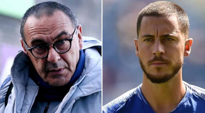 Maurizio Sarri Eden Hazard