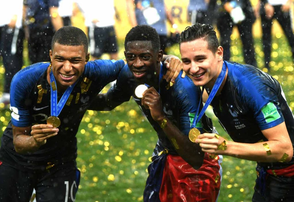 Mbappe Dembele Thauvin