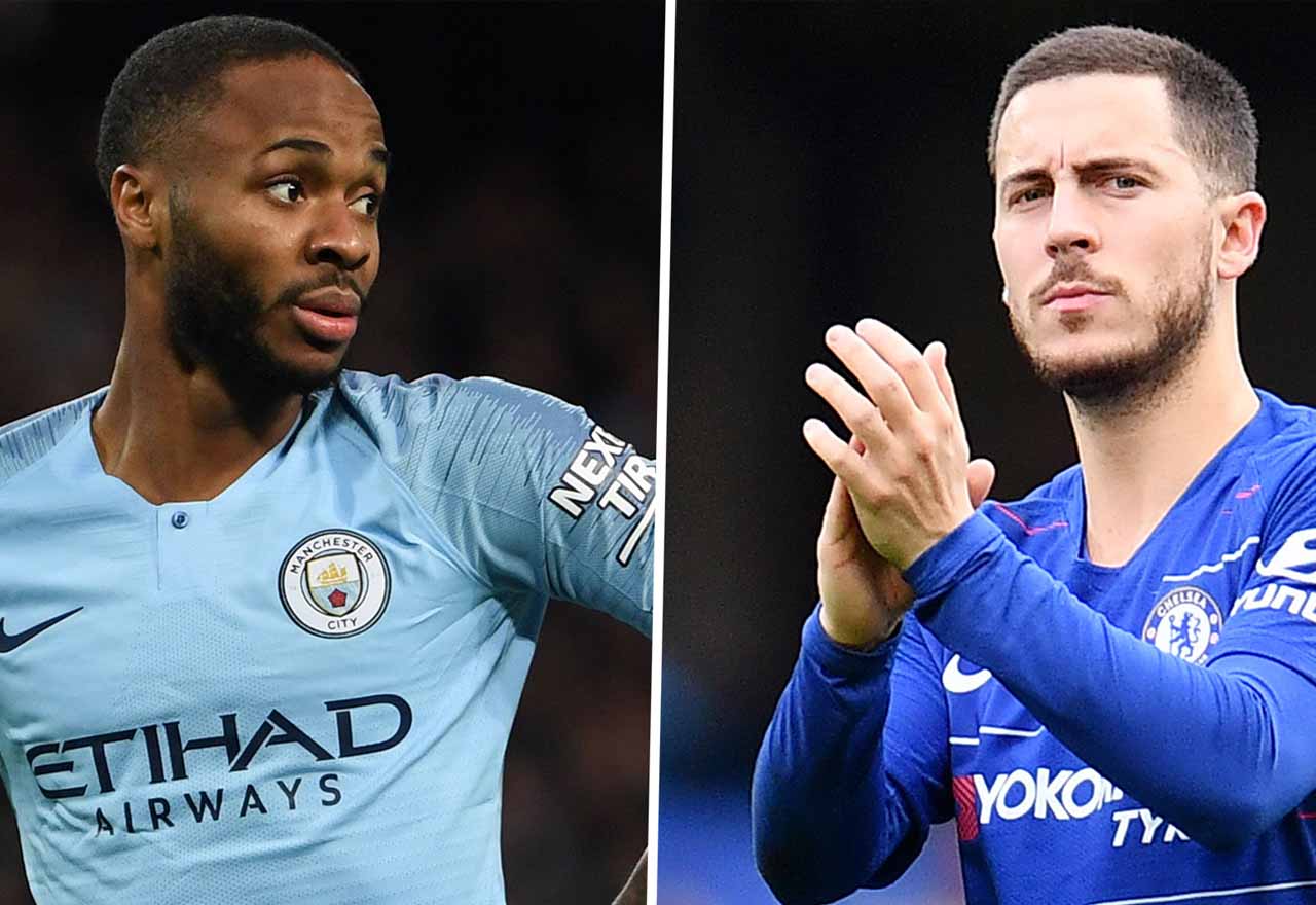 Raheem Sterling Eden Hazard