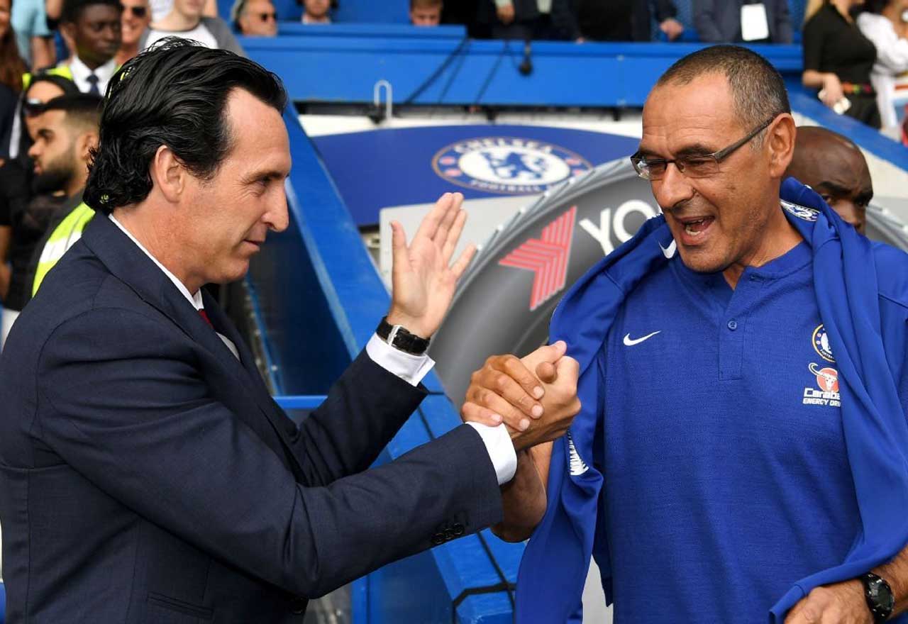 Maurizio Sarri Unai Emery