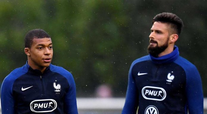 Kylian Mbappe Olivier Giroud